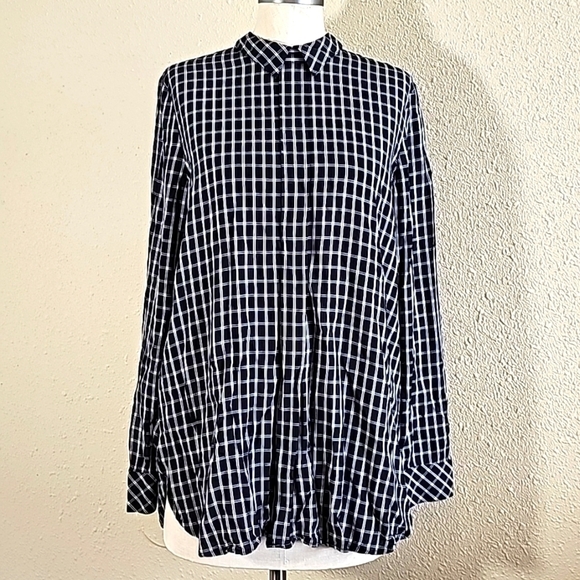 J.jill Black Tunic Blouse - Picture 1 of 5